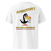 T-shirt unisex in cotone biologico con stampa Aperitivo