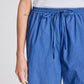 Pantaloni Thilde in popeline di cotone biologico GOTS azzurro chiaro
