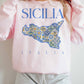Felpa Oversize Sicilia Italia
