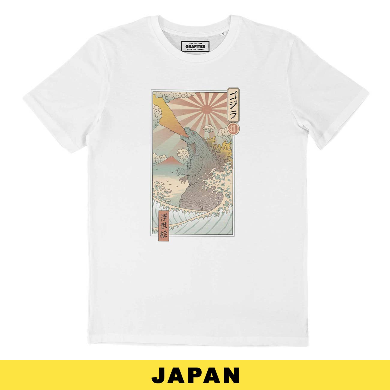 T-shirt King Kaiju con stampa manga giapponese