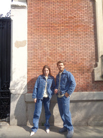 Giacca trucker in denim Love Club