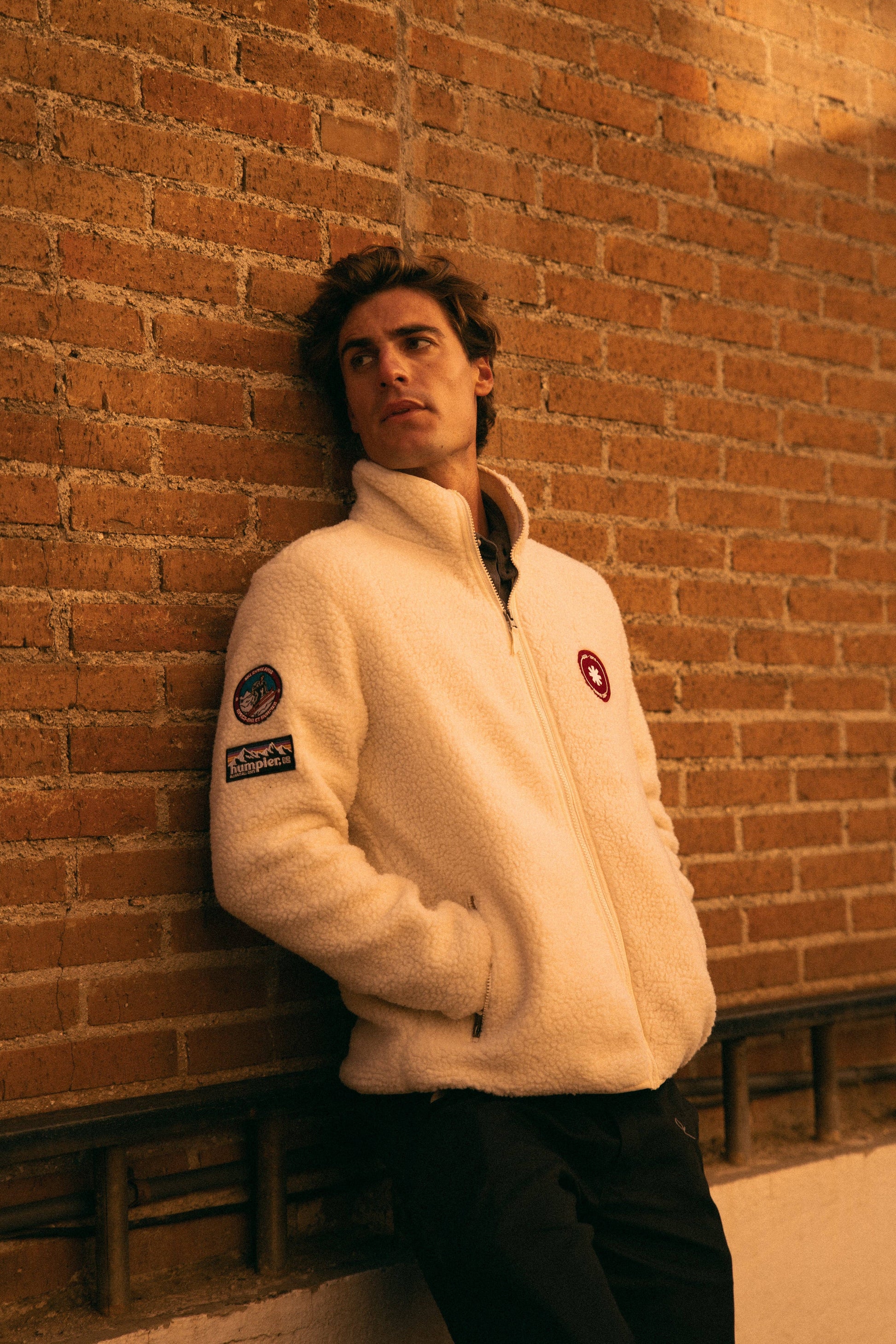 Giacca in sherpa riciclata Polar 2.0 con zip