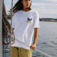 T-shirt bianca oversize Butterfly in cotone biologico