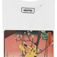 T-shirt kawaii bianca con stampa Pikachu