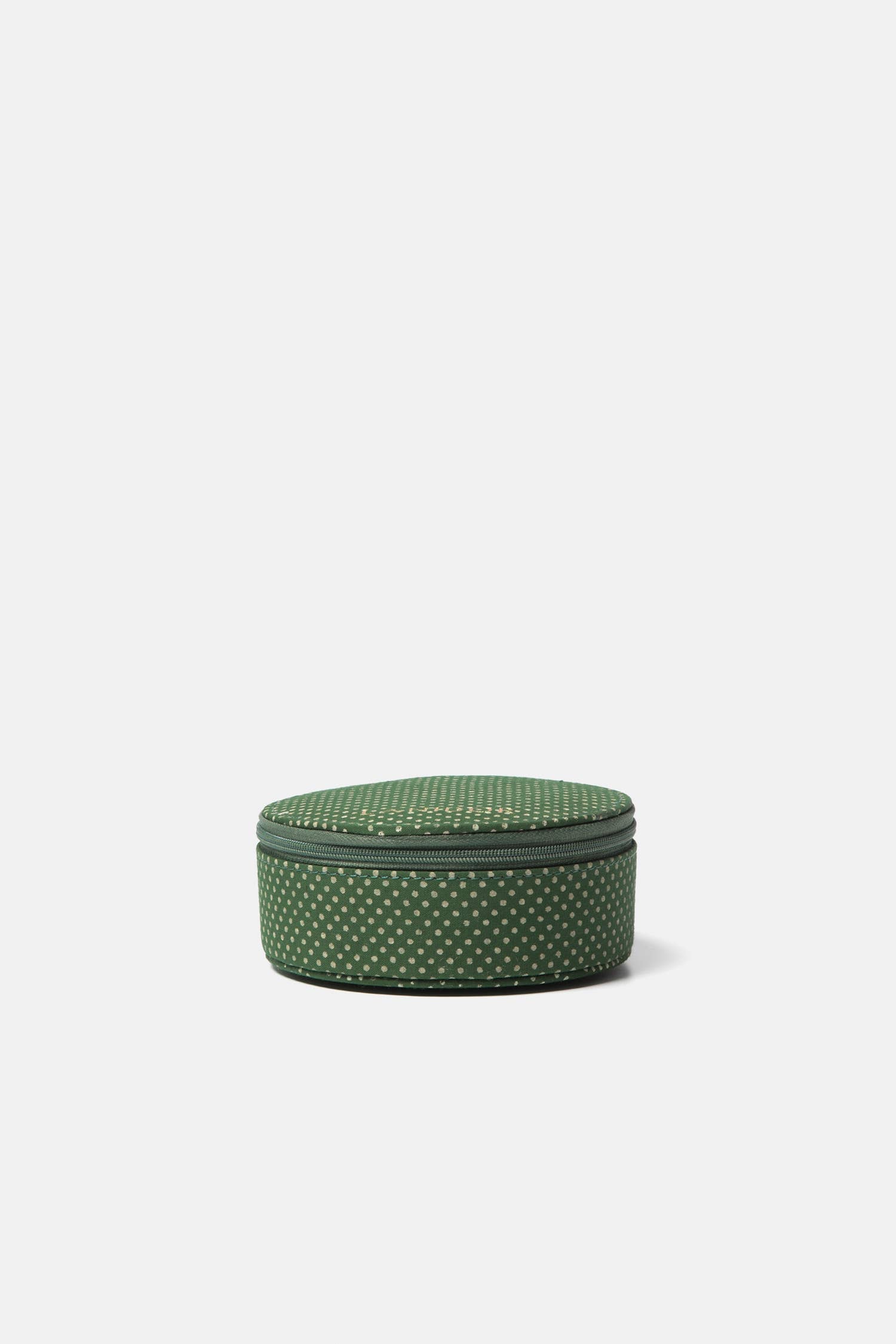 Astuccio Portagioie a Pois con Zip