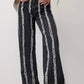 Pantaloni in denim con frange
