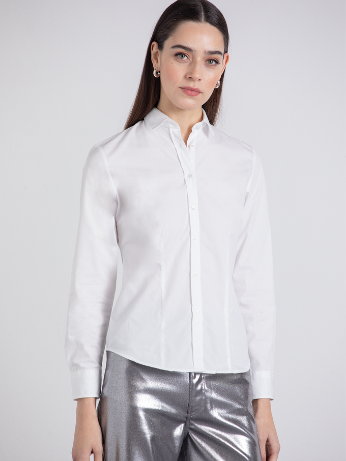 Camicia slim fit in cotone