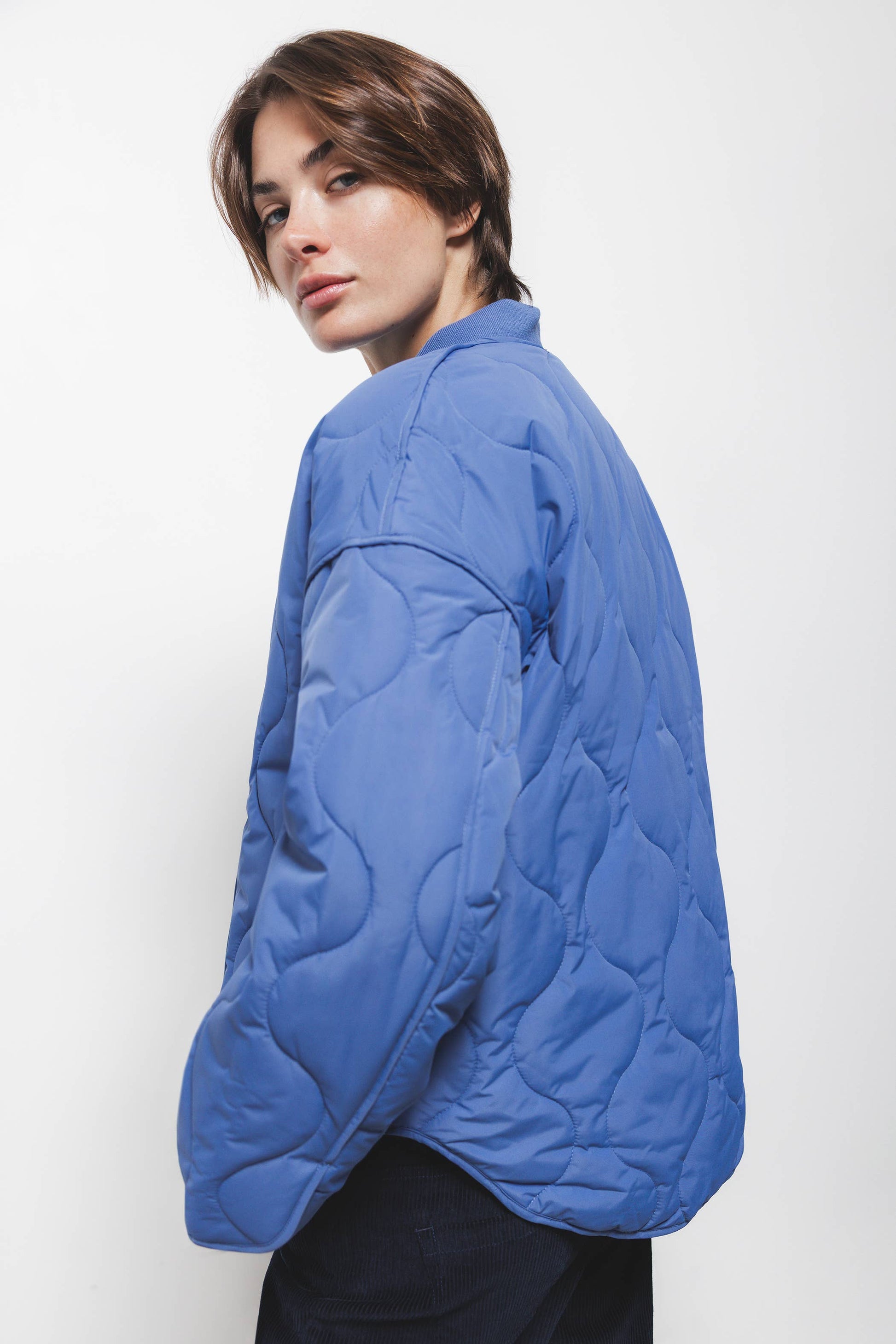 Giacca trapuntata oversize