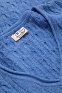 Maglione in maglia strutturata con scollo a V