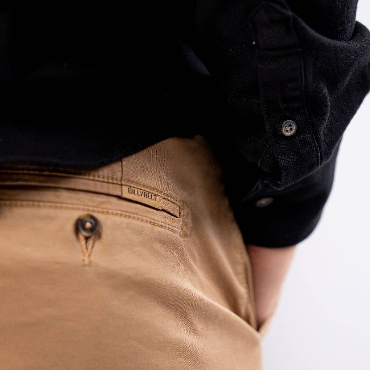 Pantaloni chino beige in cotone
