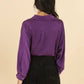 Camicia satinata Tuly da donna