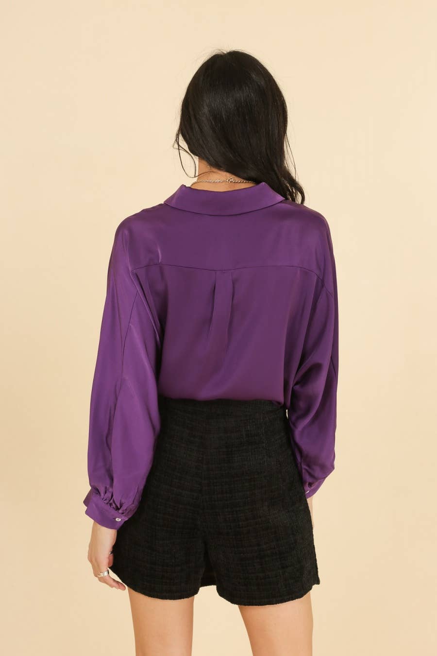Camicia satinata Tuly da donna