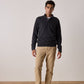 Maglione in lana merino con collo alto Shadow grigio