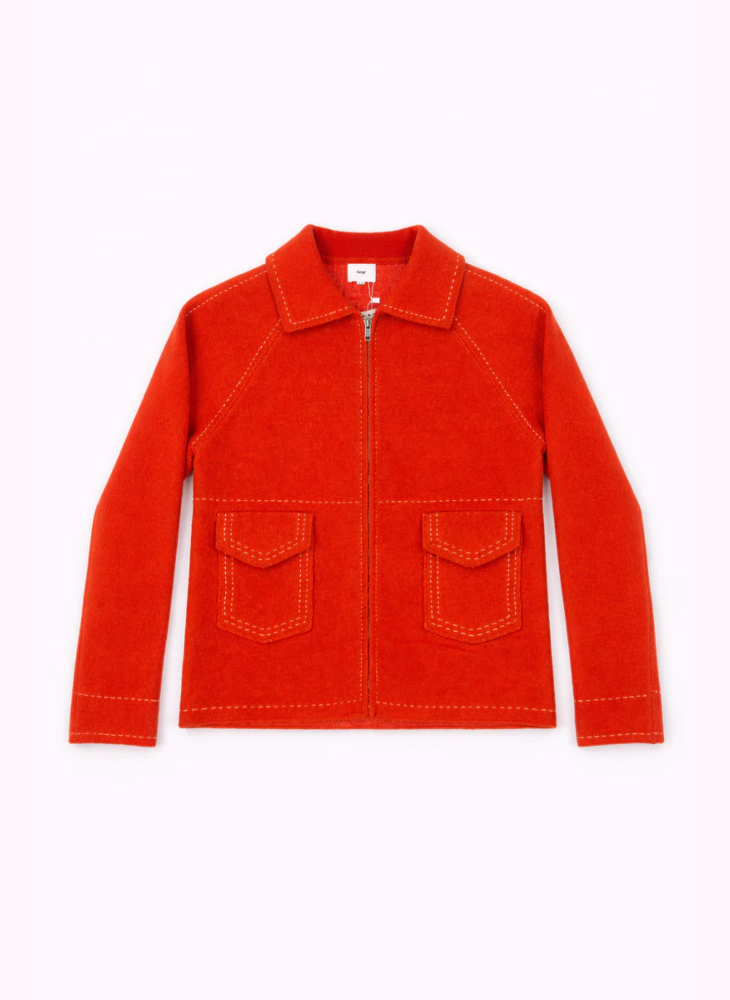 Giacca Niba rossa con zip