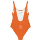 Costume intero arancione con stampa Spritz Club