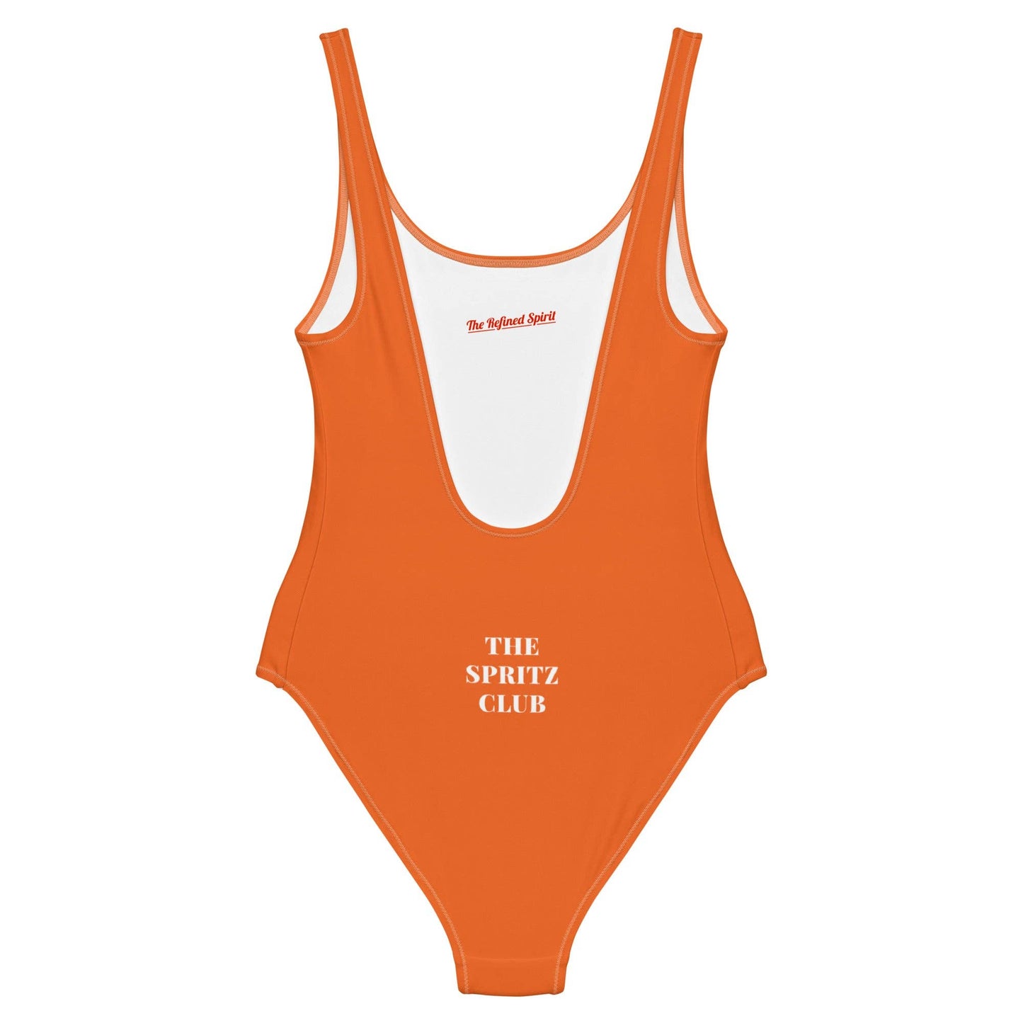 Costume intero arancione con stampa Spritz Club