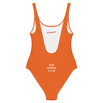 Costume intero arancione con stampa Spritz Club
