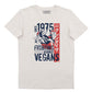 T-shirt Fighting Against Vegans con illustrazione Goldorak