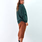 Maglione in maglia con paillettes a cuore