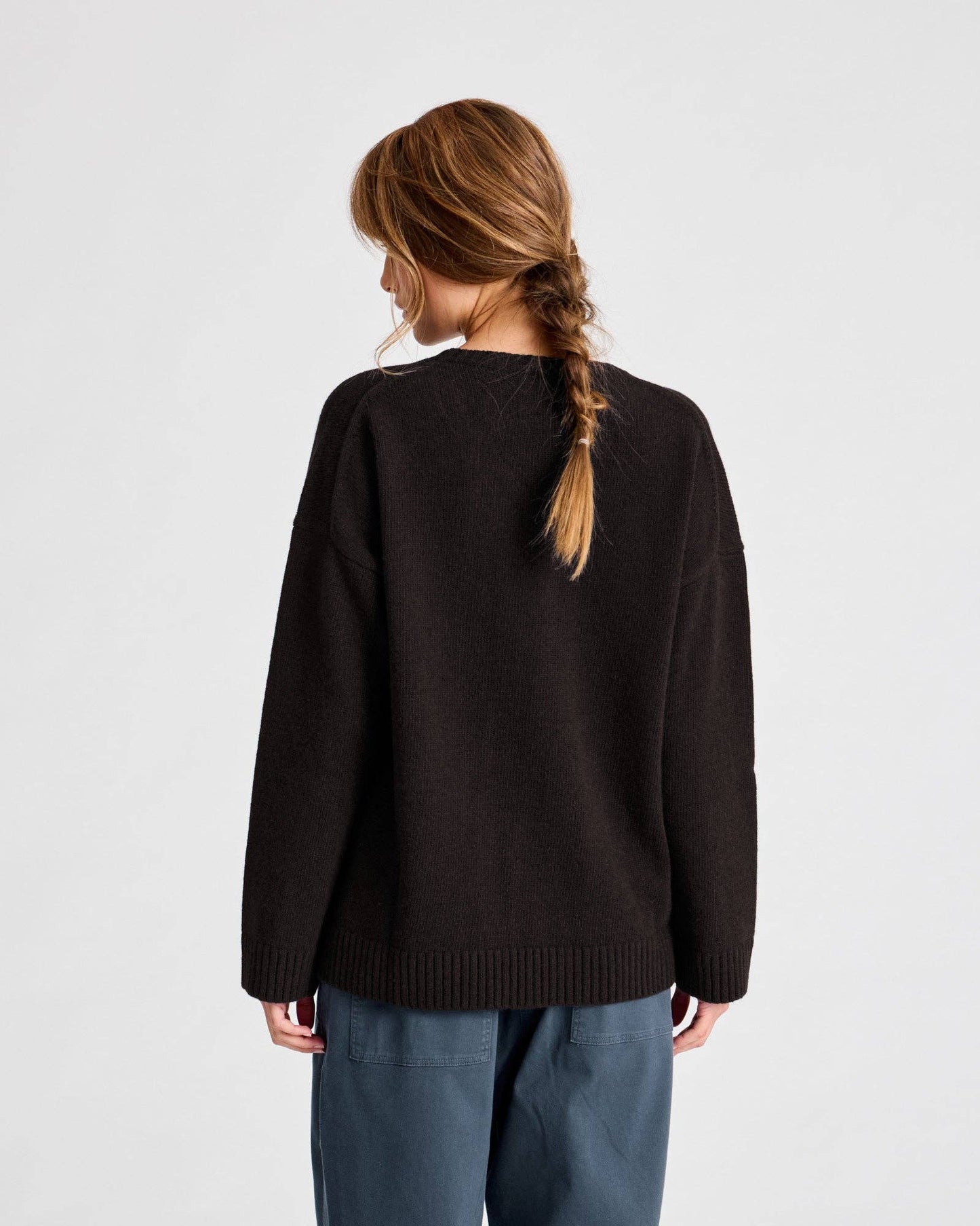 Maglione Emely in lana d’agnello biologica GOTS