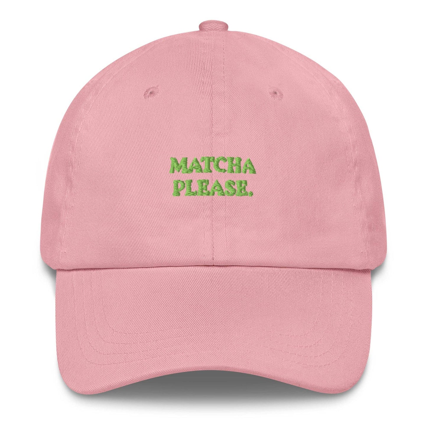 Cappellino baseball “Matcha Please” ricamato
