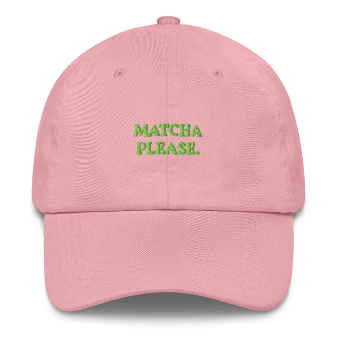 Cappellino baseball “Matcha Please” ricamato