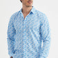 Camicia Premium slim fit con stampa digitale geometrica