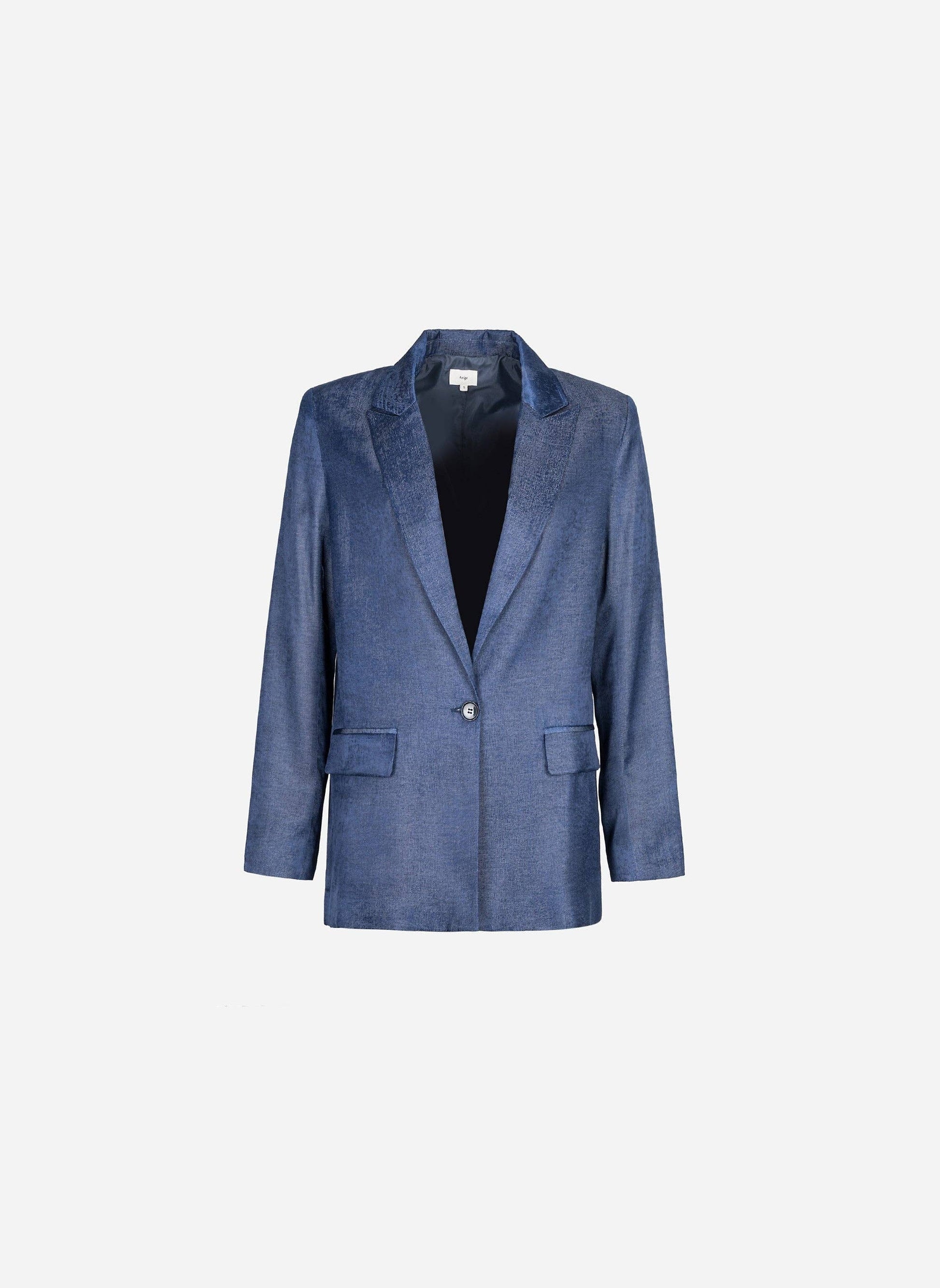 Blazer Zoliata indaco da donna