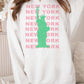 Felpa oversize grafica New York