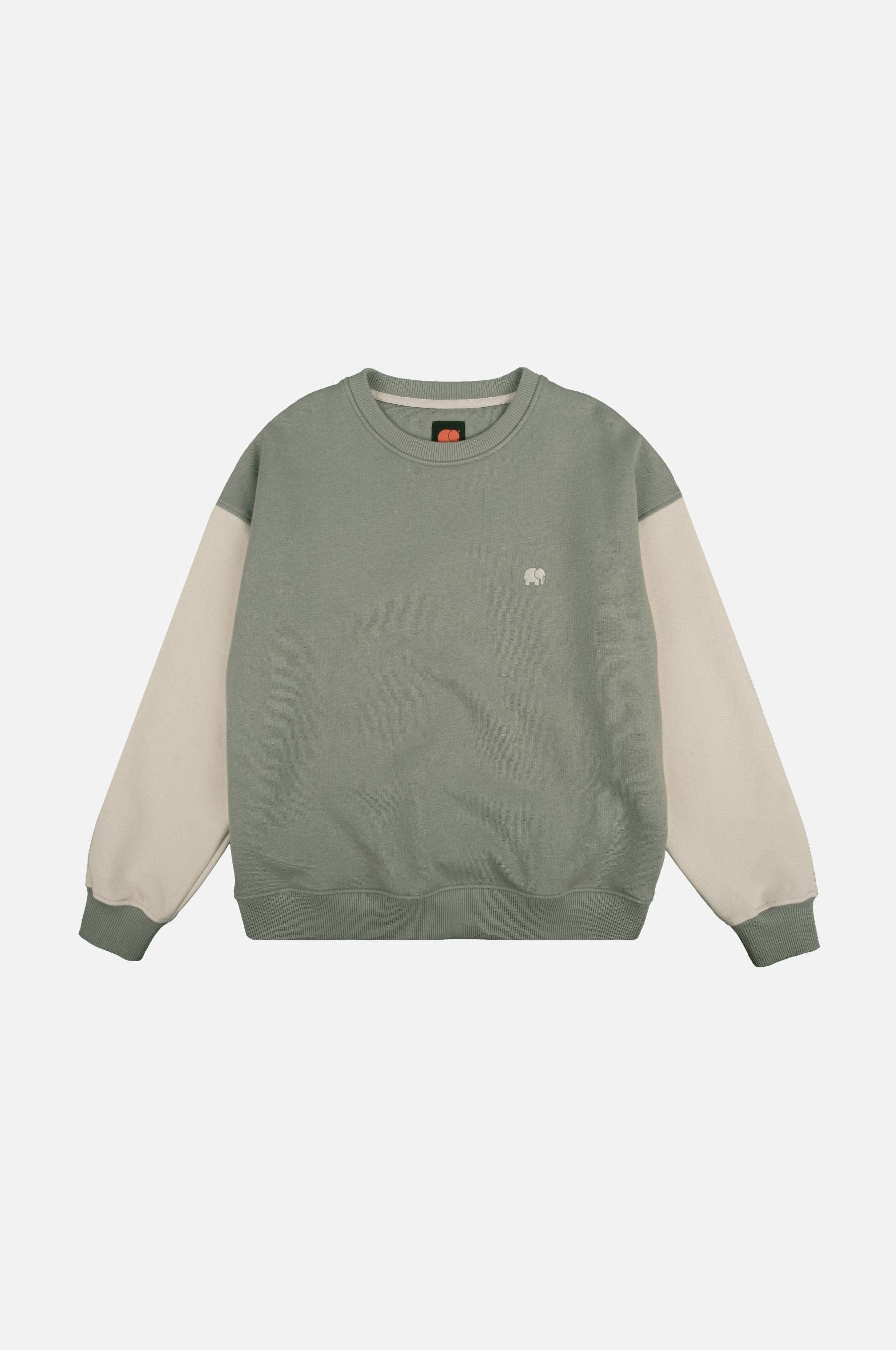 Maglione oversize color block Iron Veil da donna