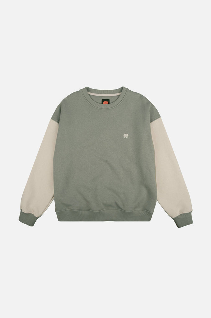 Maglione oversize color block Iron Veil da donna