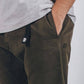 Pantaloni da arrampicata in cotone ecodye verde ivy