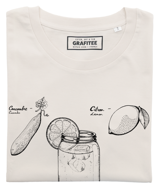 T-shirt unisex in cotone biologico con stampa Juice Recipe