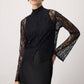 Camicia in organza e pizzo