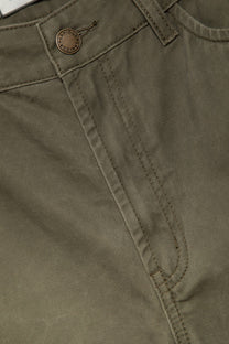 Pantaloni aderenti in cotone a cinque tasche