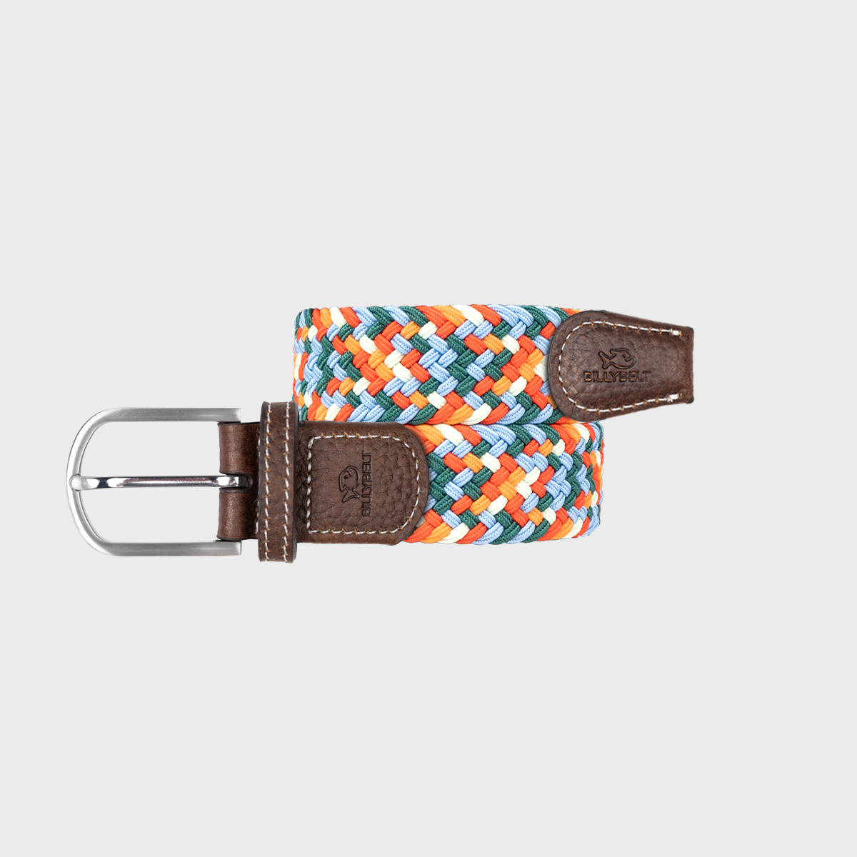 Cintura intrecciata elastica multicolore Willemstad