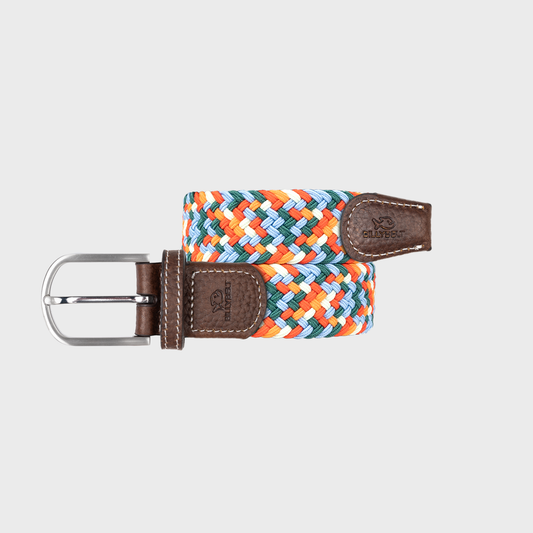 Cintura intrecciata elastica multicolore Willemstad