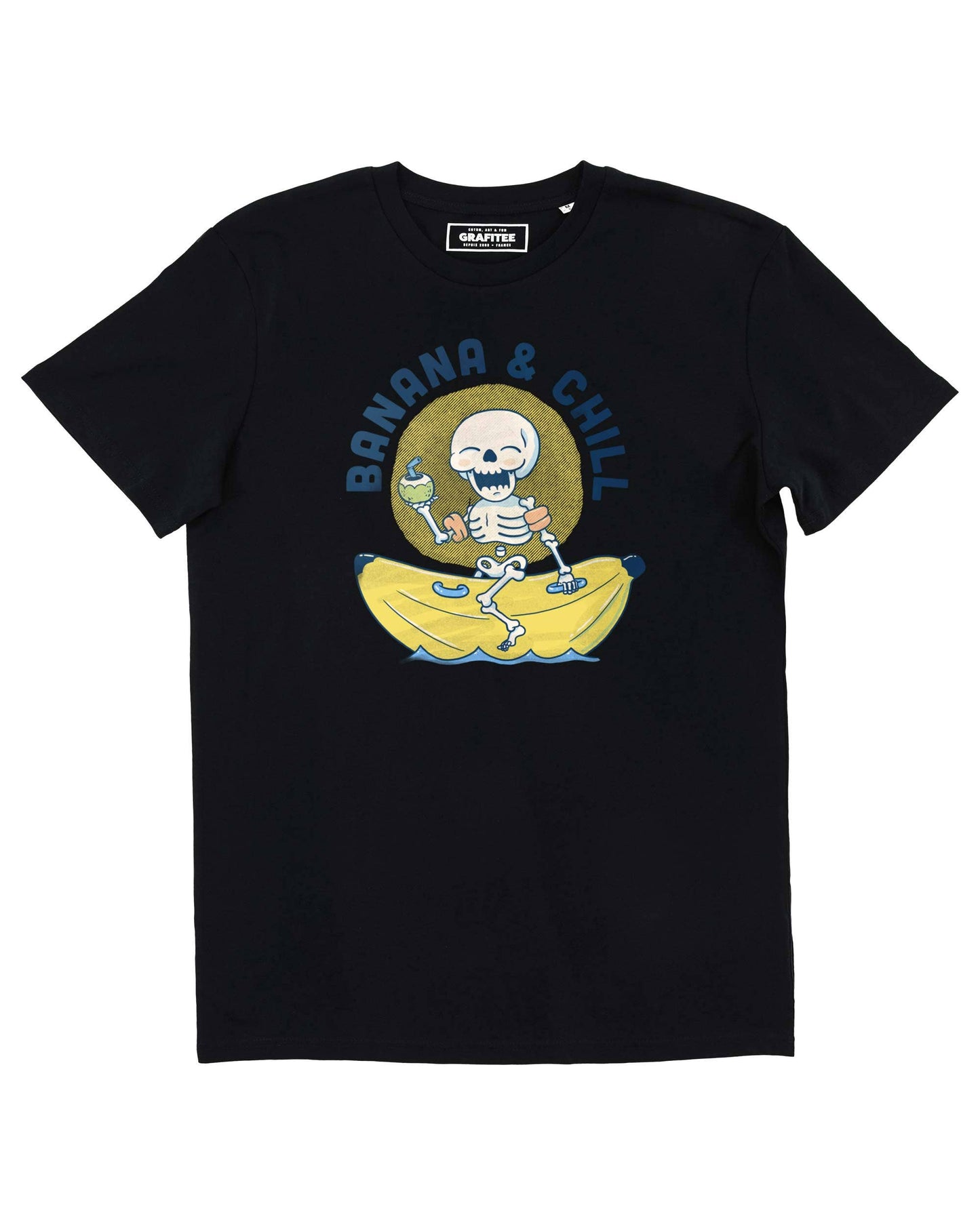 T-shirt Banana & Chill con stampa divertente