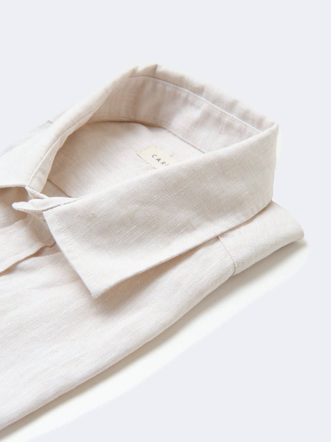 Camicia corta in lino Lido Nature