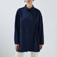 Camicia asimmetrica con fascia in vita