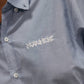 Camicia oversize in twill blu