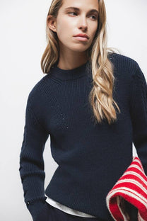 Maglione a maglia strutturata