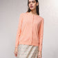 Cardigan in maglia con bottoni effetto perla