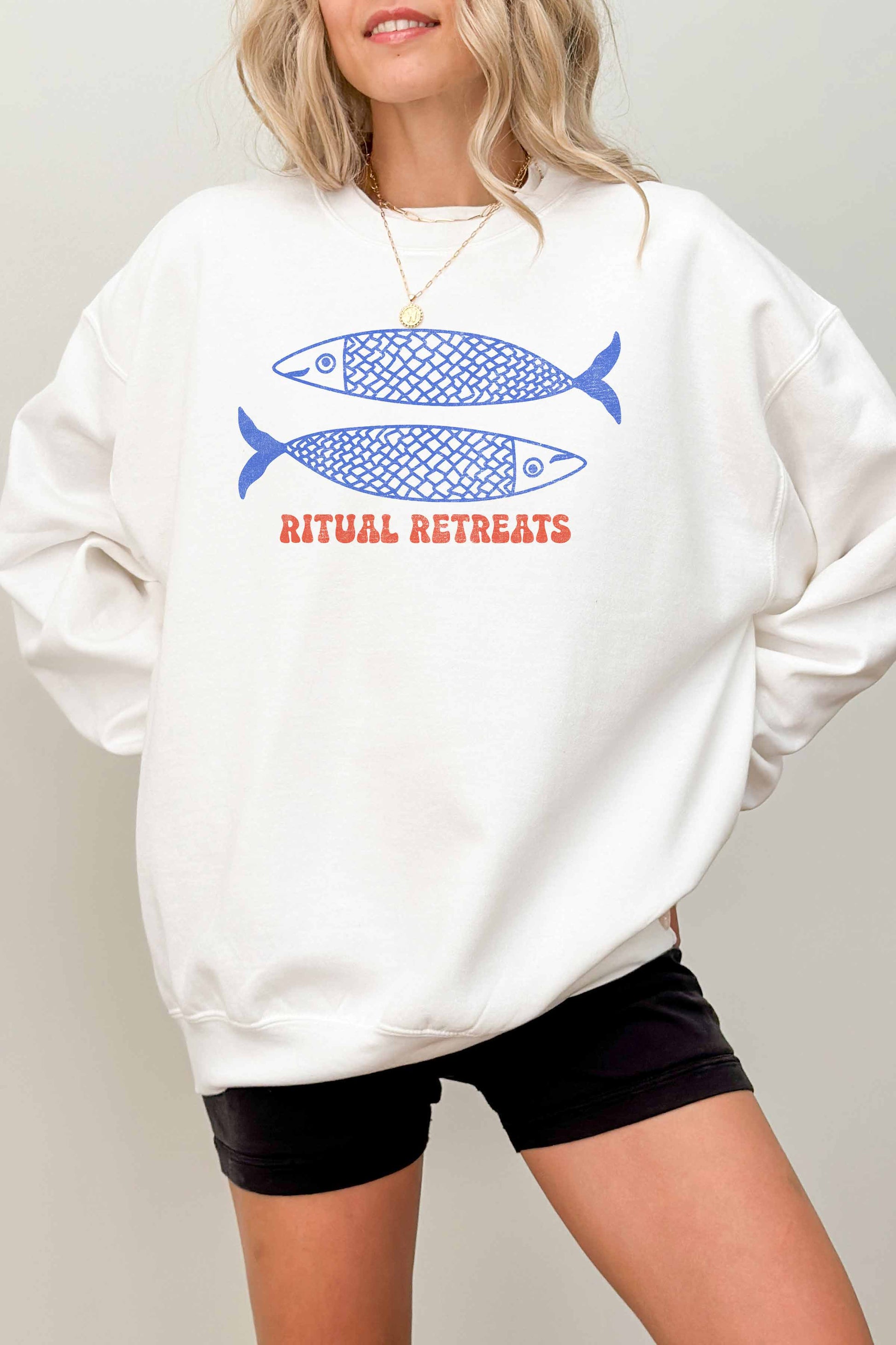 Felpa oversize grafica Ritual Retreats