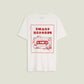 T-shirt Records da uomo in cotone con stampa grafica