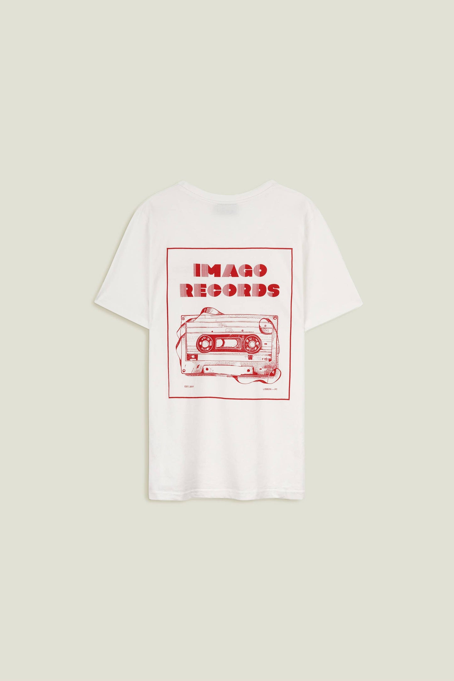 T-shirt Records da uomo in cotone con stampa grafica