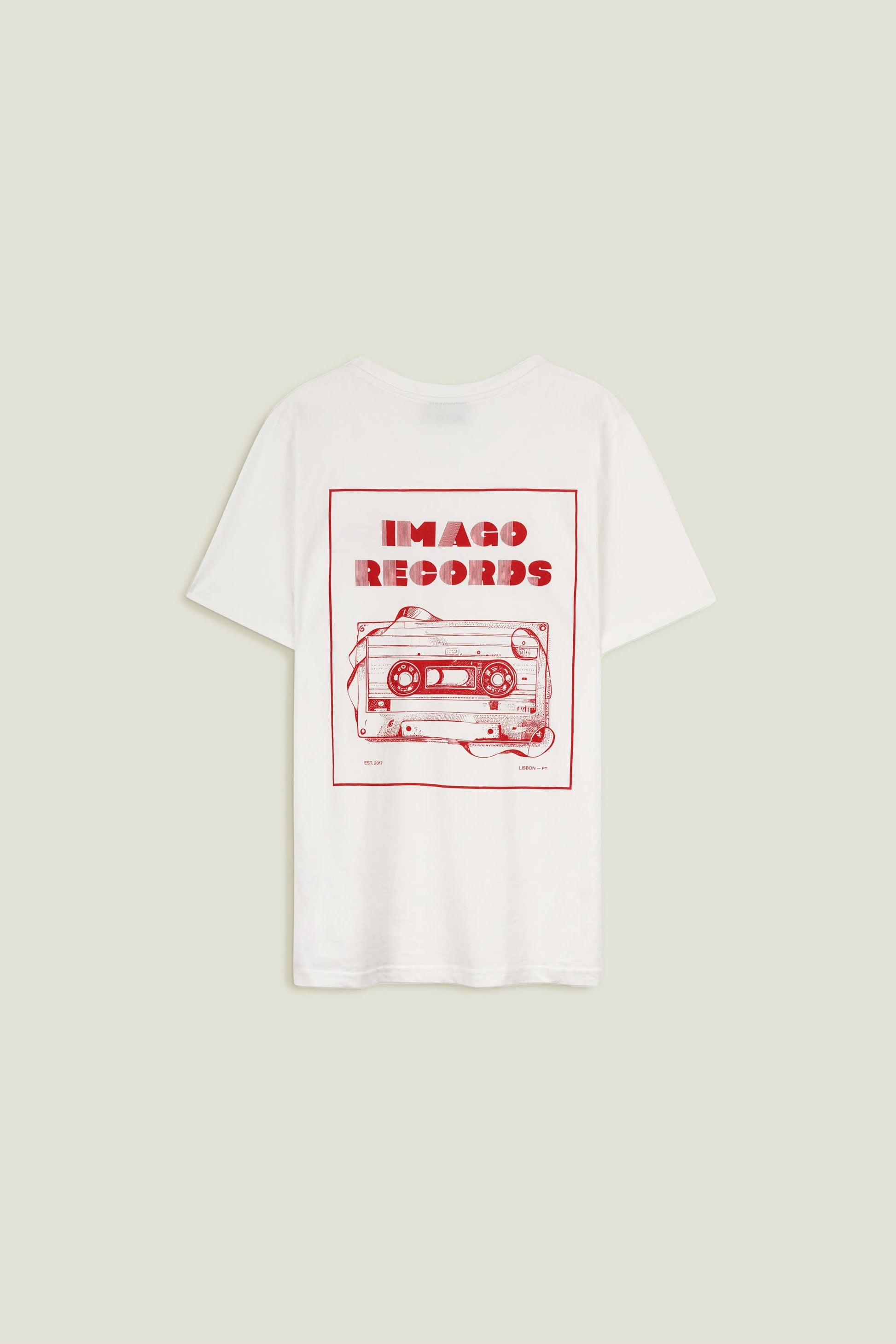 T-shirt Records da uomo in cotone con stampa grafica