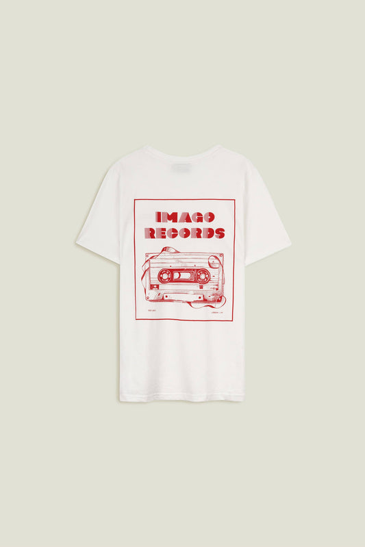 T-shirt Records da uomo in cotone con stampa grafica