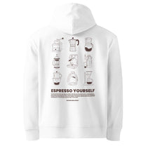 Felpa con cappuccio biologica “Espresso Yourself”
