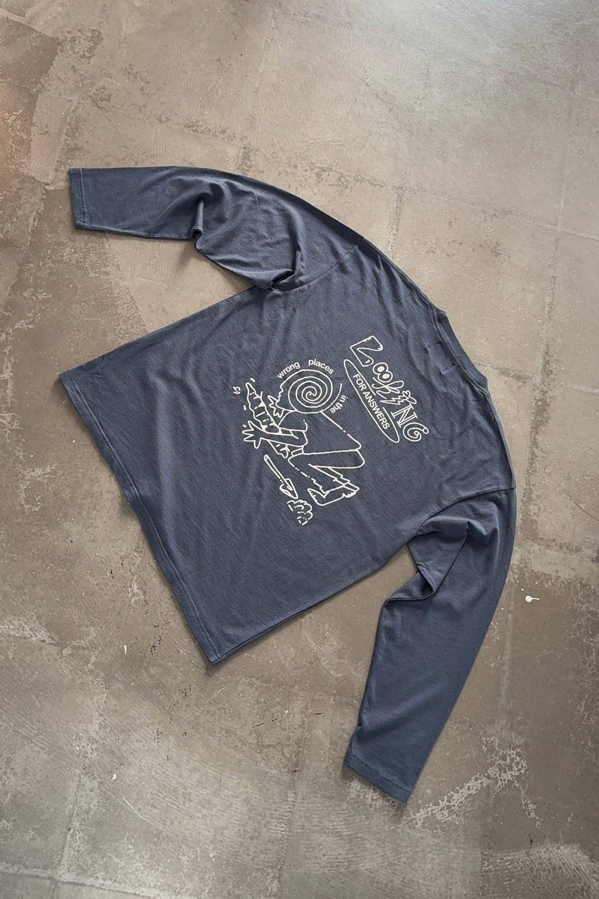 Maglietta lunga Looking in cotone organico